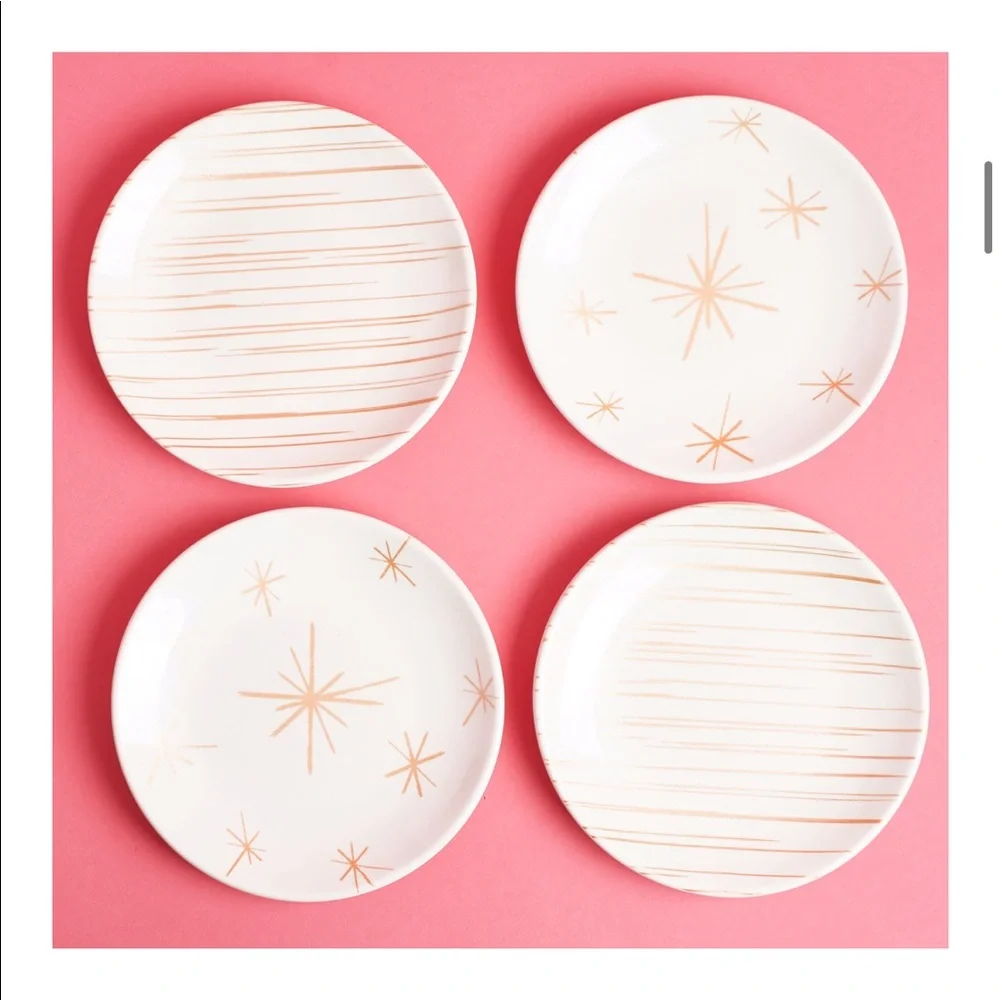 NIB Odeme Melamine Dessert Plates 6" Round - Picture 1 of 4